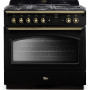 Falcon Classic FX 90 gas zwart fornuis