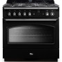 Falcon Classic FX 90 gas zwart fornuis