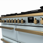 Traditioneel Falcon fornuis Estel Deluxe 110 cm met digitale klok en HandyRack