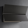Falmec FUSION 85 zwarte wand afzuigkap - schuin design model