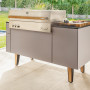 FREILUFT buitenkeuken met Flammkraft inbouw barbecue gas