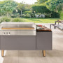 FREILUFT buitenkeuken met Flammkraft inbouw barbecue gas