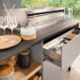 FREILUFT buitenkeuken met Flammkraft inbouw barbecue gas
