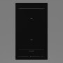 Fulgor milano FCH 302 ID TS BK inbouw inductie kookplaat - 2 zones - domino
