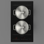 Fulgor milano FCH 302 ID TS BK inbouw inductie kookplaat - 2 zones - domino
