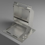 Fulgor Milano FOBQ 601 TY G X inbouw teppanyaki bbq - rvs