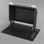 Fulgor milano FOBQ 803 G MBK inbouw gas barbecue - mat zwart