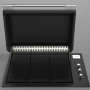 Fulgor milano FOBQ 803 G MBK inbouw gas barbecue - mat zwart