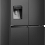Hisense RQ760N4AFF side-by-side koelkast - 4-deurs - blacksteel-look