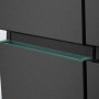 Hisense RQ760N4AFF side-by-side koelkast - 4-deurs - blacksteel-look