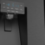 Hisense RQ760N4AFF side-by-side koelkast - 4-deurs - blacksteel-look
