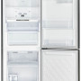 Hitachi R-BGX411PRU0 koel/vriescombinatie - zwart glas