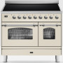 Ilve PDI09NE3/AW fornuis inductie antiek wit - 90 cm. breed