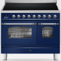 Ilve PDI09NE3/MB fornuis inductie blauw - 90 cm. breed