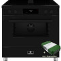 Elementi di Cucina IM9034-ZW-B inductie fornuis met afzuiging - zwart