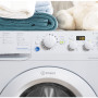 Het bedieningspaneel van de Indesit BWE 71452 W NL wasmachine is in het Nederlands