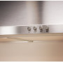 De Indesit IHPC 9.4 LM X is met druktoetsen regelbaar