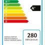 De IKV1783S beschikt over een zuinig energieklasse A+ label en heeft een gemiddeld verbruik van 280 kWh per jaar