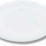 Onderin de combi van de Inventum MN309C bevindt zich een glazen draaiplateau met een diameter van 31,5 cm.