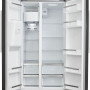 Inventum SKV1782BI side-by-side koelkast - zwart