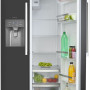 Inventum SKV1782BI side-by-side koelkast - zwart