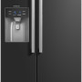Inventum SKV1782BI side-by-side koelkast - zwart