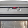 De bediening van de Inventum VFI5042RVS oven bevindt zich aan de voorzijde en heeft knoppen.