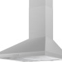 De Inventum AKS6011RVS is een wandmodel afzuigkap uitgevoerd in schouw design