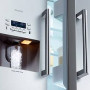 Vlakke ijsdispenser van de KA58NP95 geeft een zeer fraai design