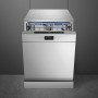 Smeg LVSP345BQX vrijstaande vaatwasser met besteklade