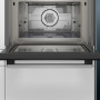 Siemens CM585AGS0 magnetron met hetelucht oven - zwart