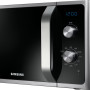 De nieuwe SAMSUNG magnetron met grill uitgevoerd in roestvrijstaal met zwart