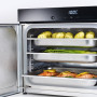 In de Miele DG 6001 kan op 3 niveaus bereidingen uitgevoerd worden.