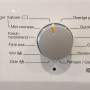 Foto van het bedieningspaneel van de Miele WKM130WPS uitgevoerd met draaiknop