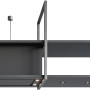 Novy 15004 eiland  afzuigkap - Pureline Frame 120 cm Zwart