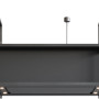 Novy 15007 eiland afzuigkap - Pureline Frame 90 cm Zwart