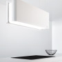 Novy MOOD 7550 eiland afzuigkap wit - recirculatie