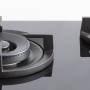 Bertazzoni P905LPROGNE inbouw gas kookplaat - gas op glas