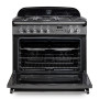 Falcon Classic FX 90 gas zwart fornuis