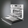 De Smeg S45VX2 is uitgevoerd met een reservoir aan de bovenzijde waardoor de binnenruimte heel breed is