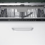 Het bedieningspaneel van de DW60M6050BB bevindt zich bovenop de deur