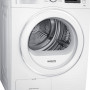 De Samsung DV80H4100CW heeft een rechtsdraaiende deur die omgedraaid kan worden