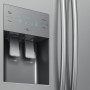 Fraai is de combinatie van de het strakke design met de afgeronde grepen op beide deuren