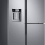 Door het greeploze design heeft de Samsung RS68N8661SL een strakke look