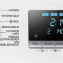 Het bedieningspaneel van de Samsung WD80J6400AW was/droogcombinatie