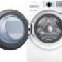 De Samsung WW90H7600EW heeft een extra grote deur