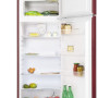 Schneider SCDD309VWR retro jaren 50 koelkast - donker rood