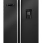 Schneider SCSBSWD436NFDAX side-by-side koelkast - blacksteel