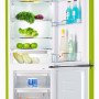 Het interieur van de Schneider SL250LG CB A++ lime groen koelkast