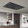 Senza Nome Vento 90 B inbouw plafond afzuigkap - zwart - 90 cm.